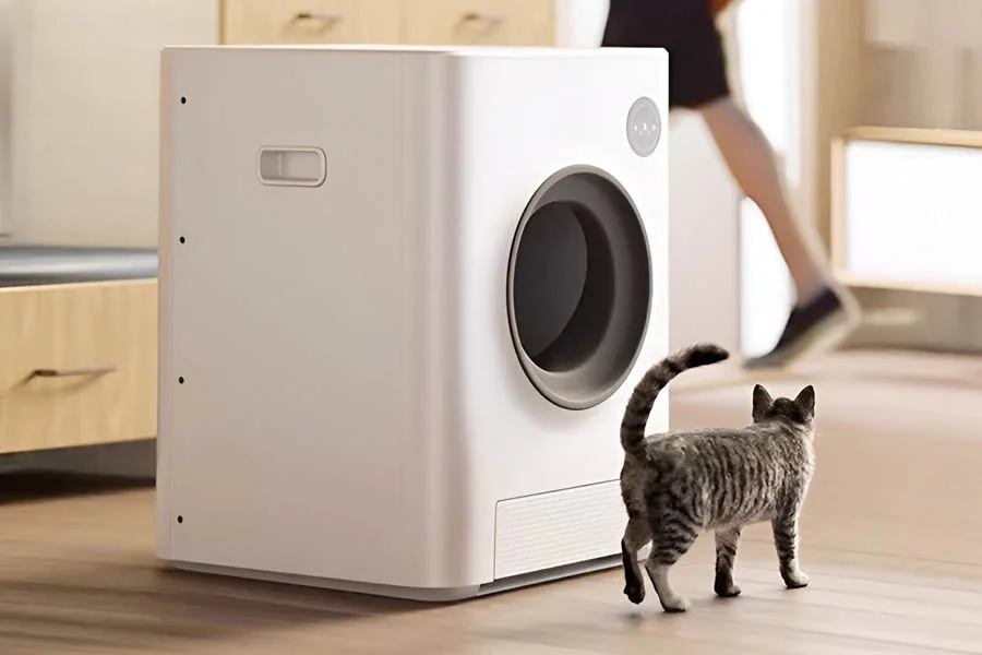 self clean cat litter box